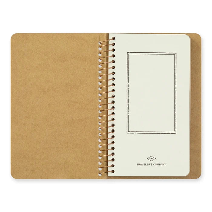 TRAVELER'S Company Blank DW Kraft Paper Spiral Ring Notebook