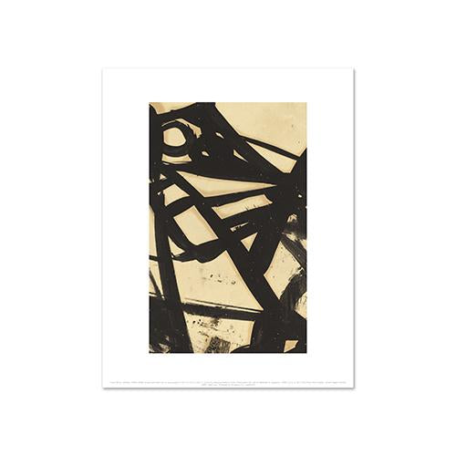 Franz Kline, Untitled, 1940s-1950s, National Gallery of Art, Washington DC. © 2022 The Franz Kline Estate / Artists Rights Society (ARS), New York. Fine Art Prints in various sizes by Museums.Co