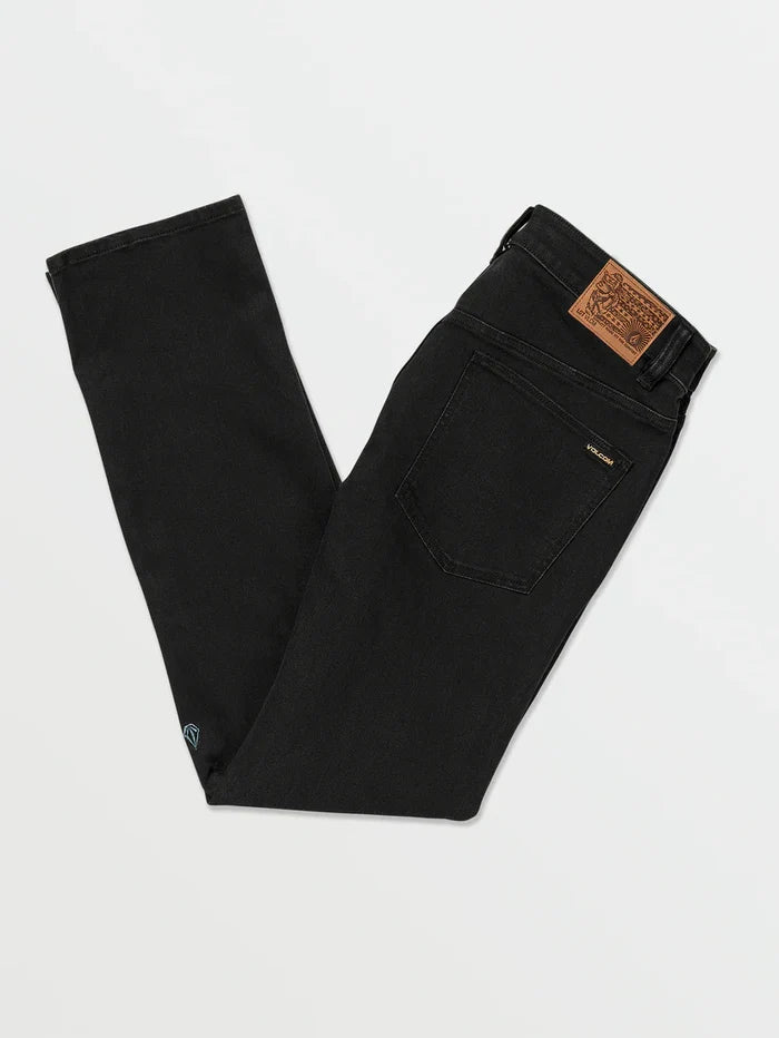 VOLCOM SOLVER DENIM BLACK OUT