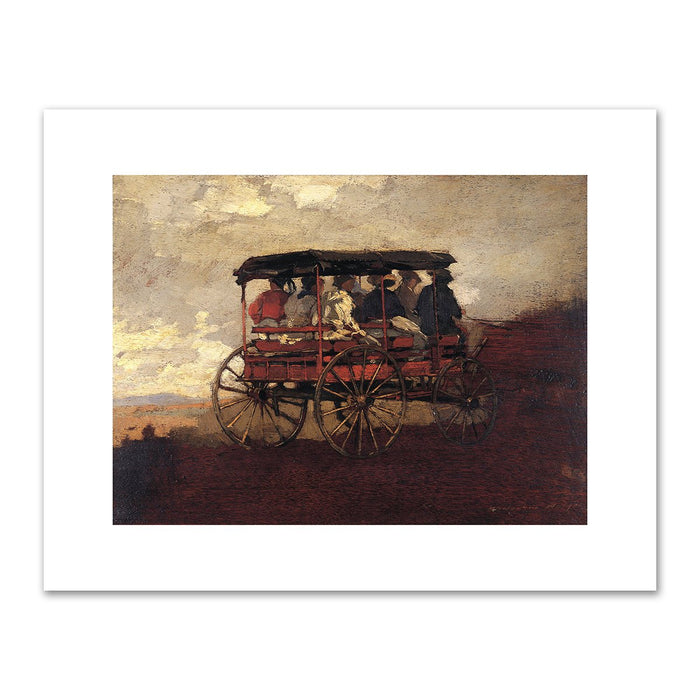 Winslow Homer, White Mountain Wagon, c. 1869, Fine Art Prints in various sizes by Museums.Co