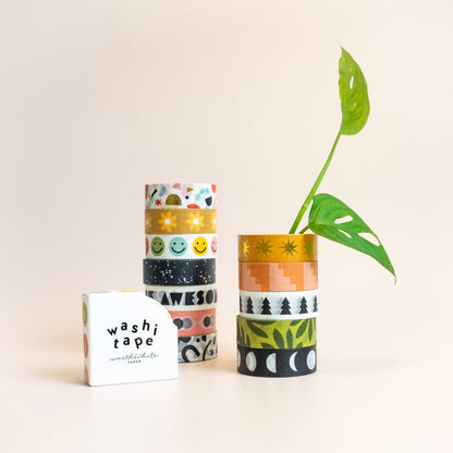 Worthwhile Paper - Splatter Washi Tape - Black & White