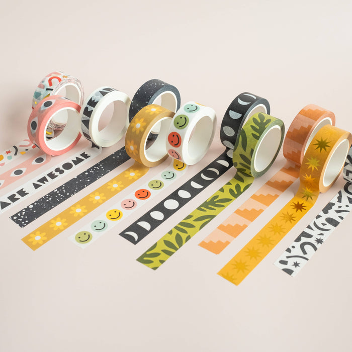 Worthwhile Paper - Splatter Washi Tape - Black & White